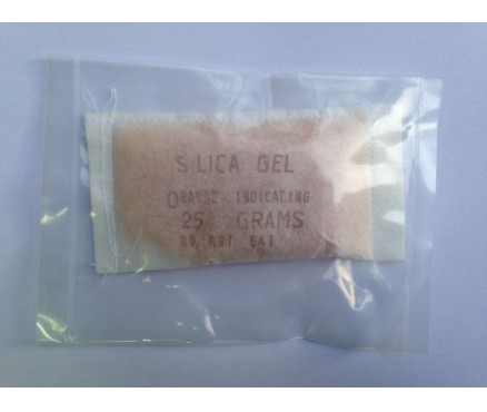 Silica Gel σακούλα ενισχυμένη με χρωματικό δείκτη-25γρ